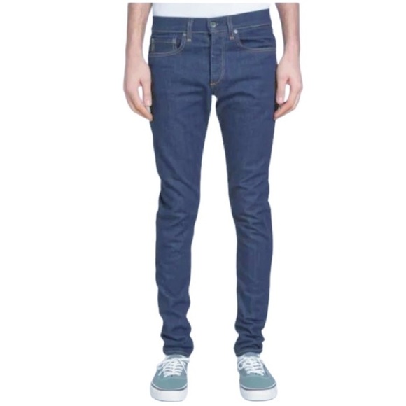 Rag & Bone Standard Issue Skinny Jean Fit 1 Men's 31 Rinse Selvedge Inseam 30.5" - Picture 1 of 15